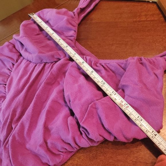 Set of 2 Purple & Pink Tank Tops with Built-in Cups - Picture 5 of 6